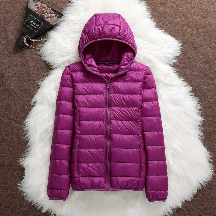 Women's Lightweight Quilted Jacket – Lilac