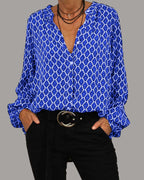 Women's Geometric Chic Blouse