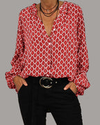 Women's Geometric Chic Blouse