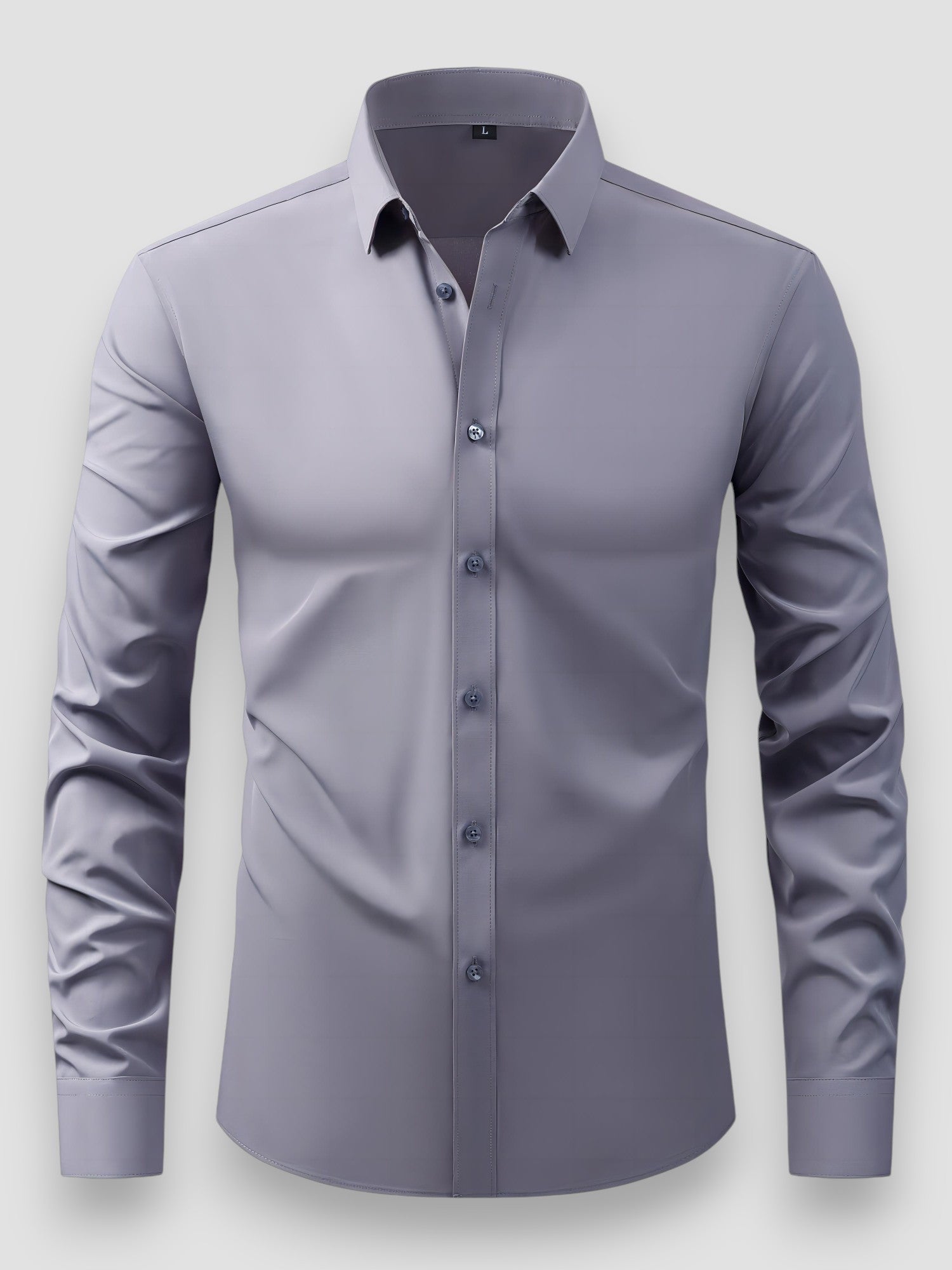 Men's Slim-Fit Long-Sleeve Shirt