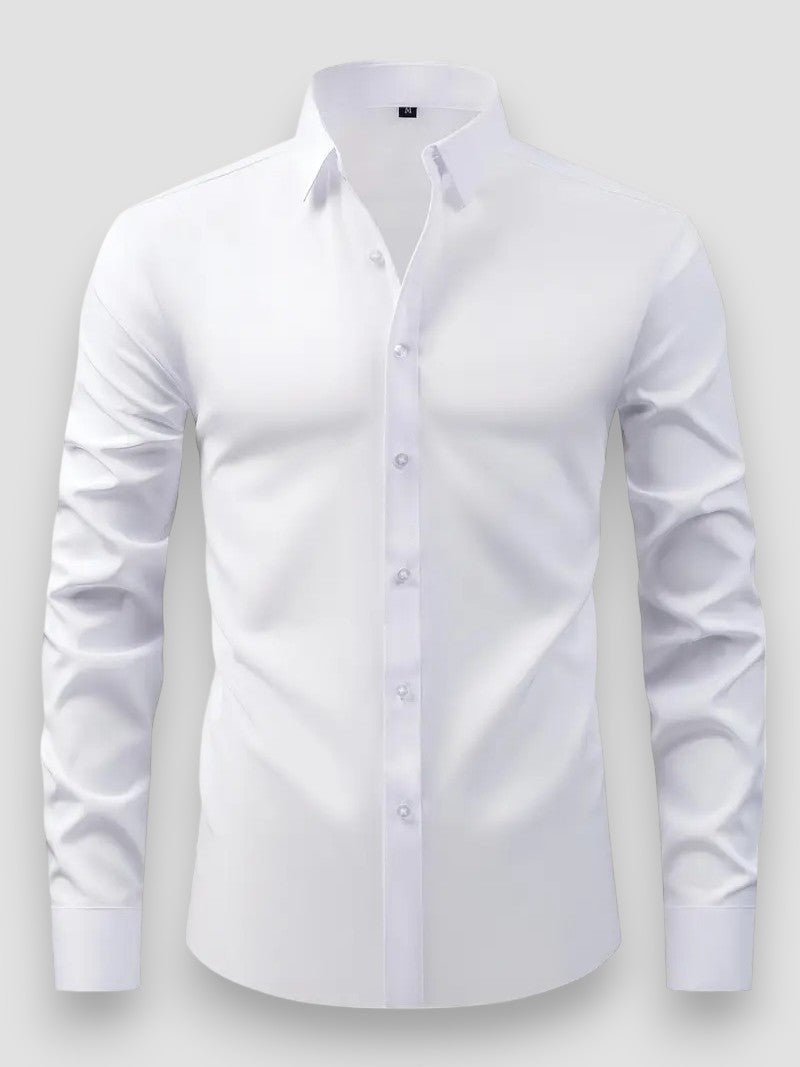 Men's Slim-Fit Long-Sleeve Shirt