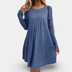Women's Comfortable Long-Sleeve Dress