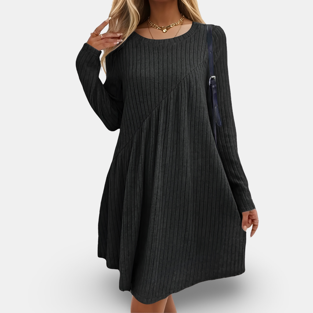 Women's Comfortable Long-Sleeve Dress