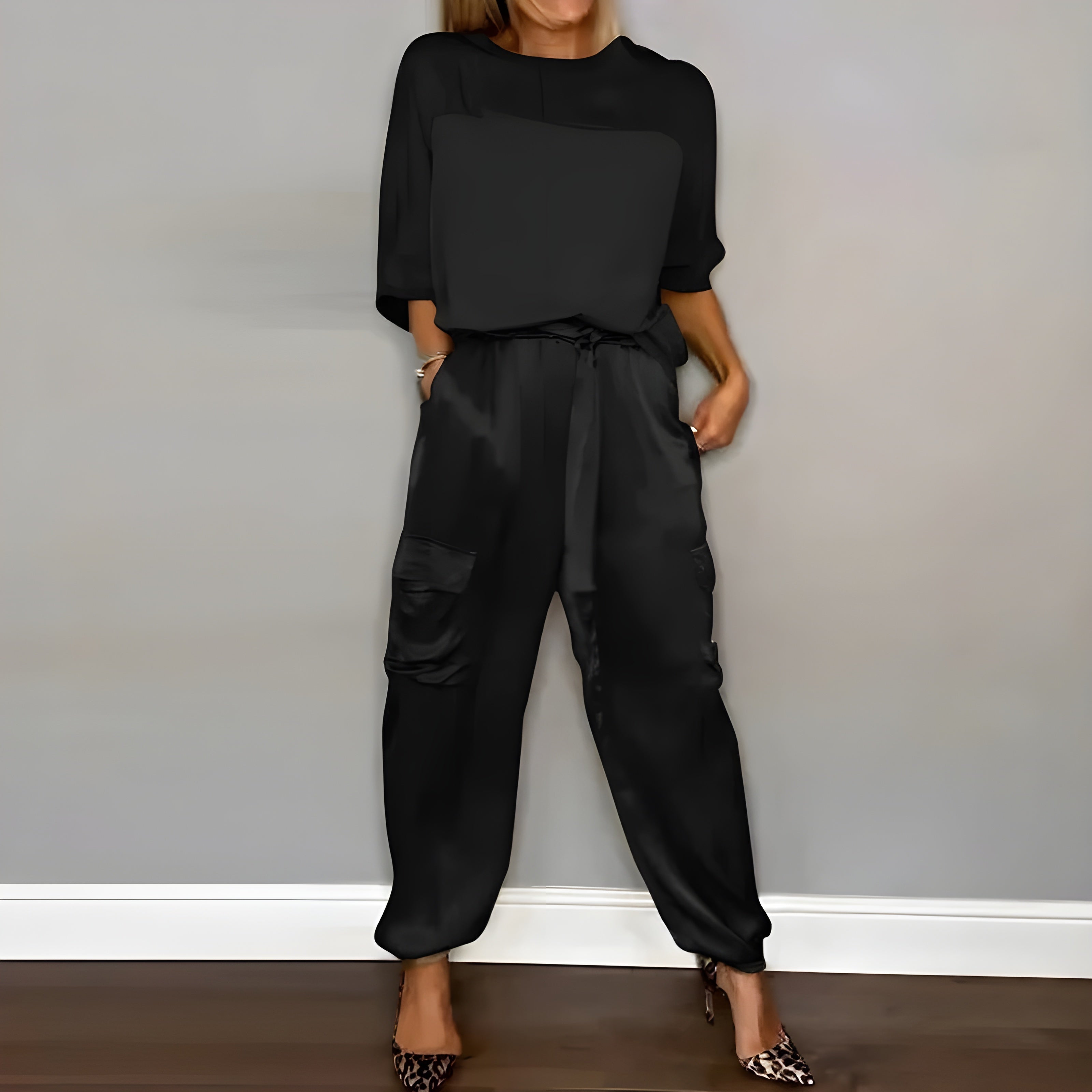 Women's Sustainable Lounge Set | Eco-Friendly Matching Hoodie & Pants Comfort Set