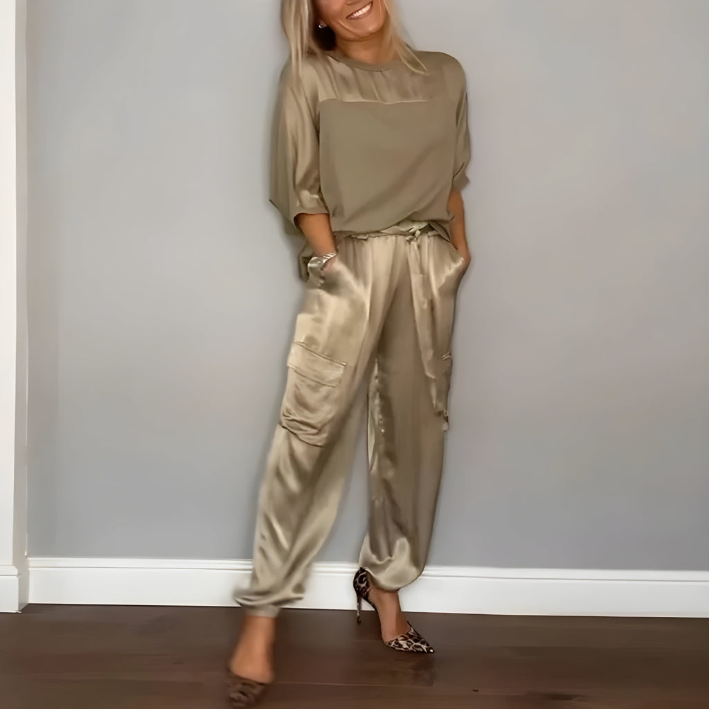 Women's Sustainable Lounge Set | Eco-Friendly Matching Hoodie & Pants Comfort Set