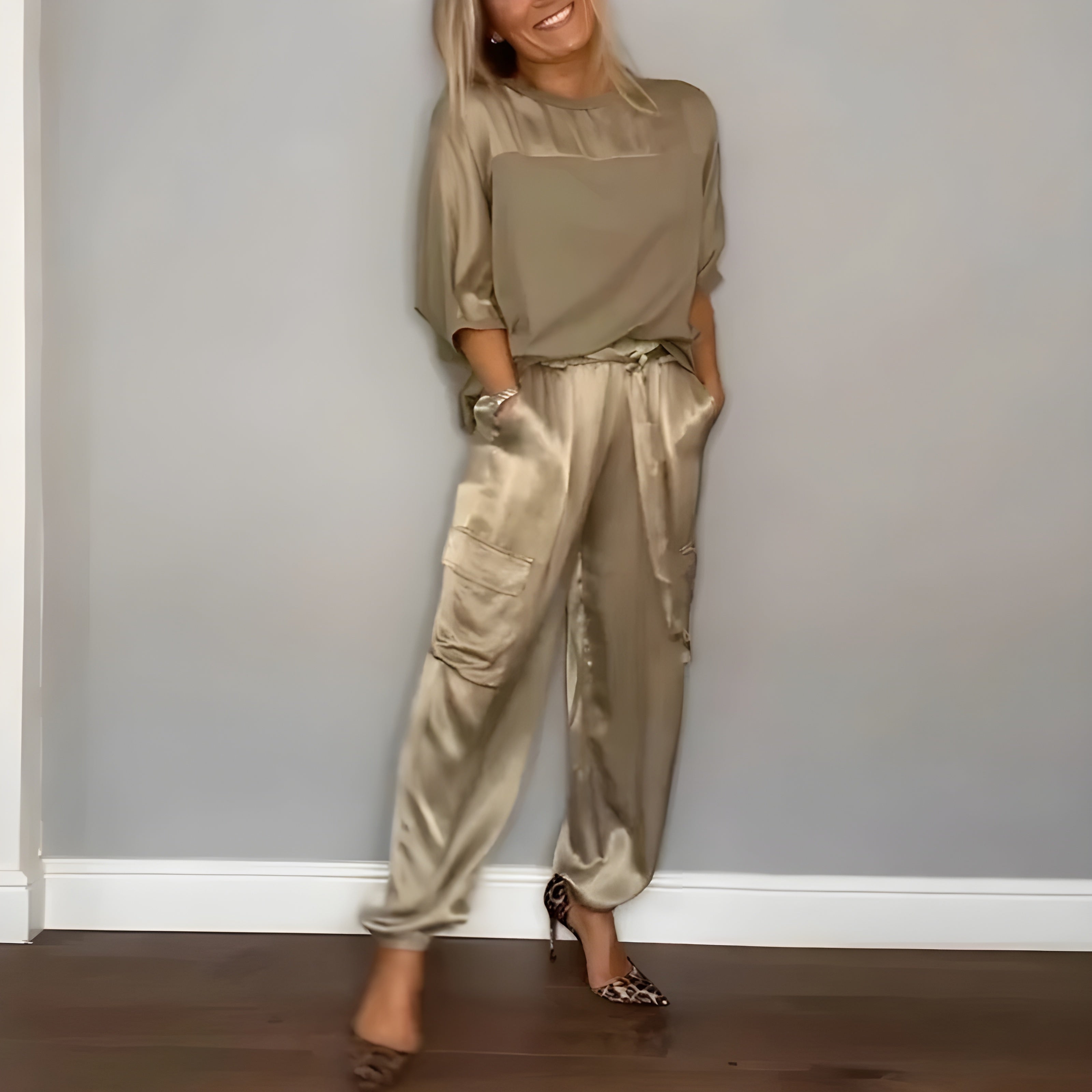 Women's Sustainable Lounge Set | Eco-Friendly Matching Hoodie & Pants Comfort Set