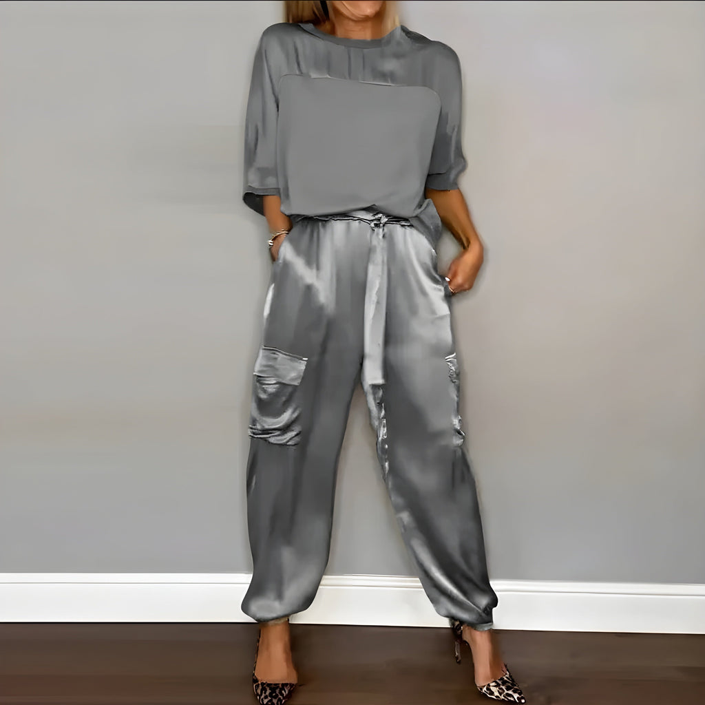 Women's Sustainable Lounge Set | Eco-Friendly Matching Hoodie & Pants Comfort Set