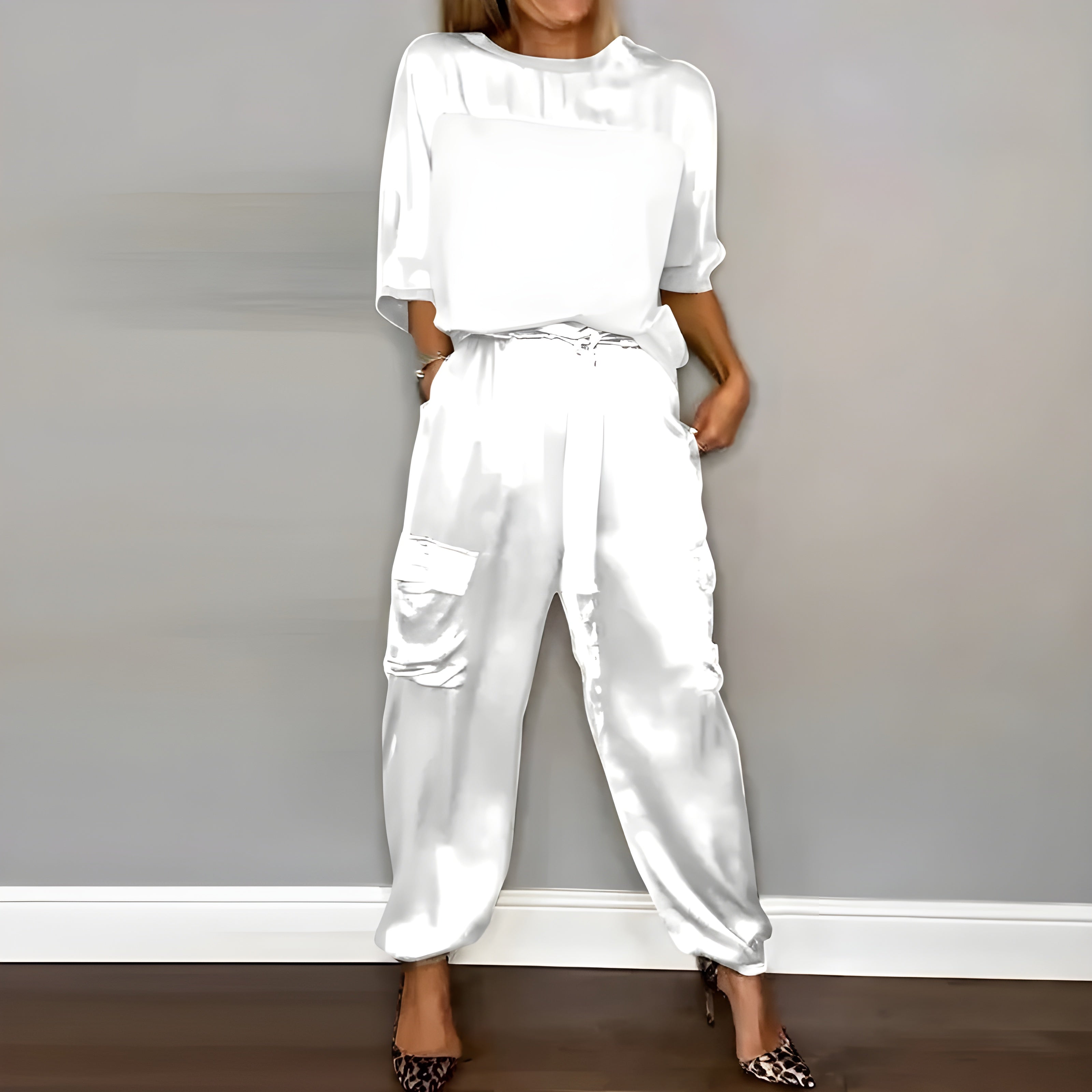 Women's Sustainable Lounge Set | Eco-Friendly Matching Hoodie & Pants Comfort Set
