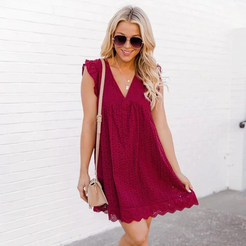 Women's Smart Summer Dress with Hidden Pockets
