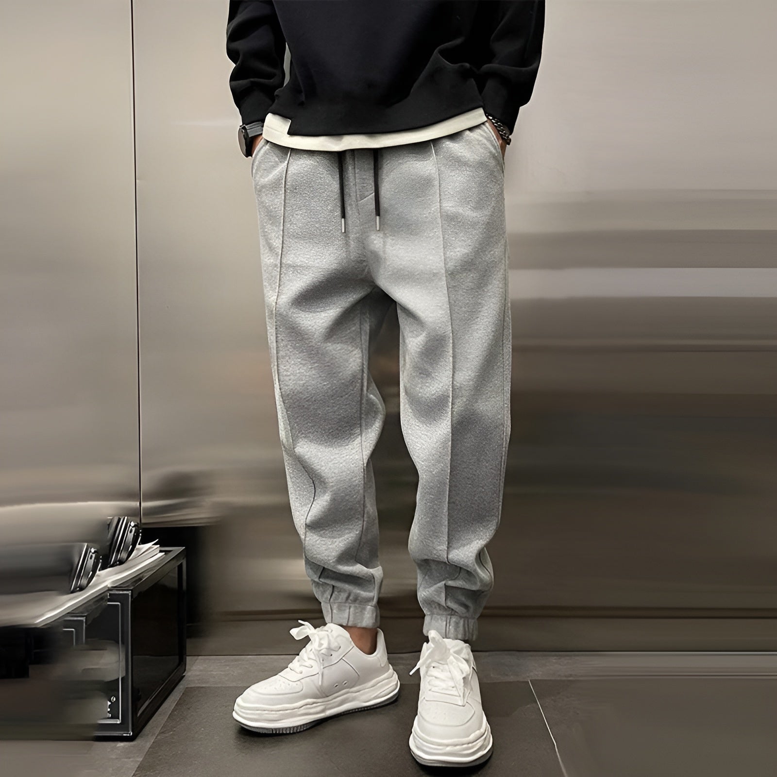 Men's Elegant Tailored Pants | Classic Trousers for Smart Business or Formal Wear