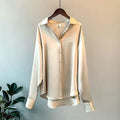 Women's Elegant Satin Shirt