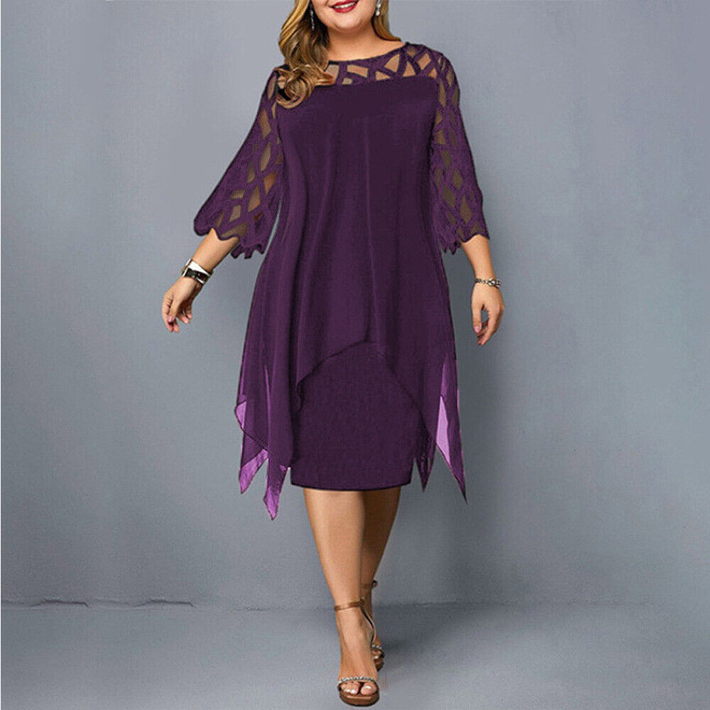 Women's Elegant Oversized Midi Dress