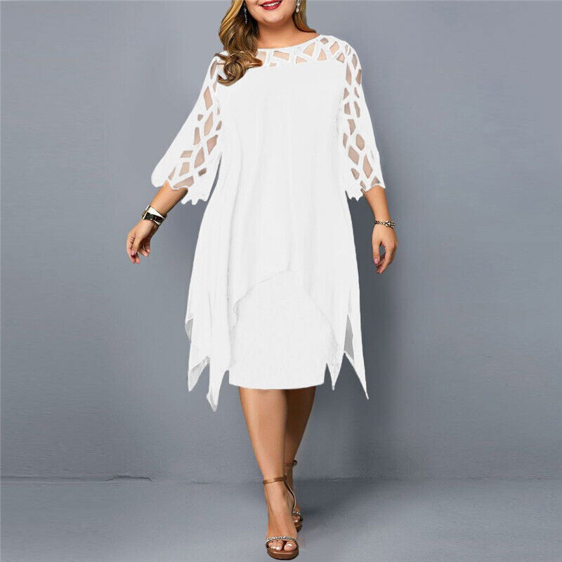 Women's Elegant Oversized Midi Dress