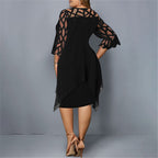 Women's Elegant Oversized Midi Dress