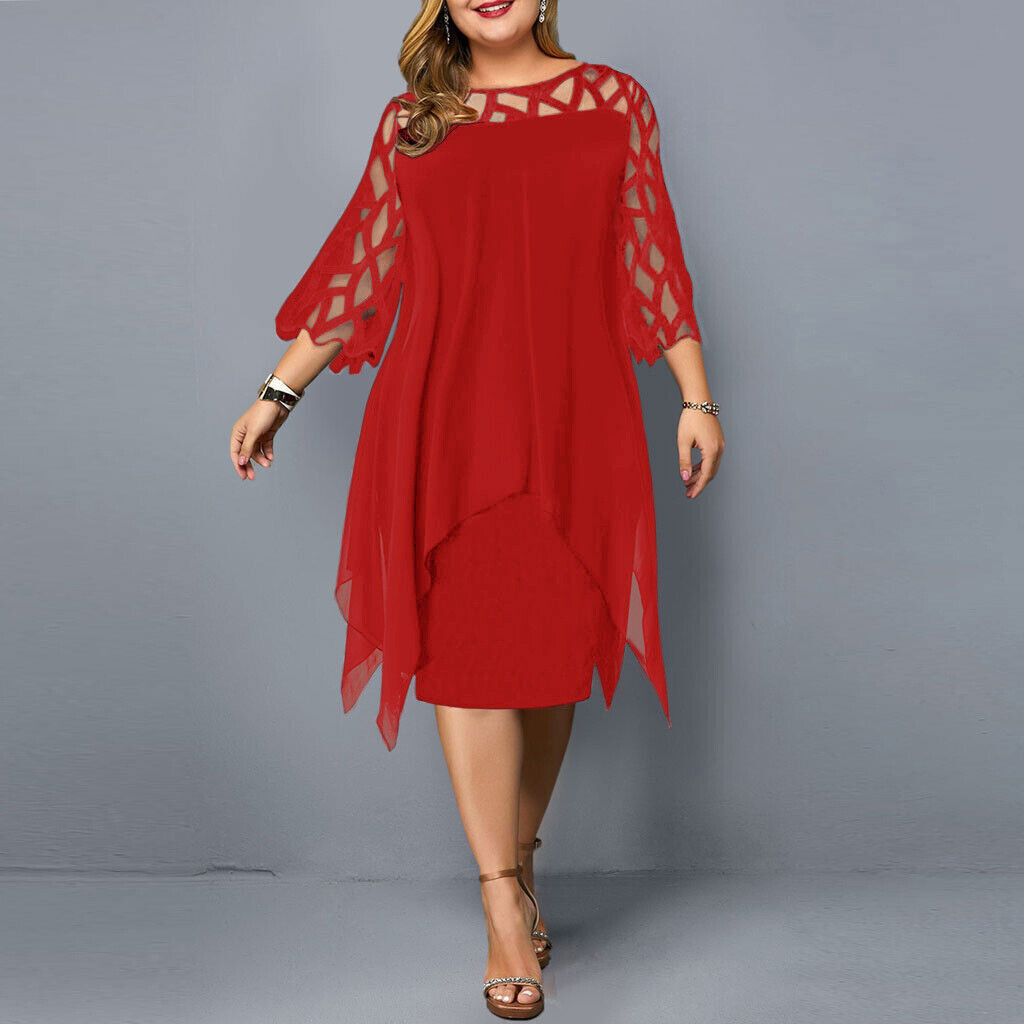 Women's Elegant Oversized Midi Dress