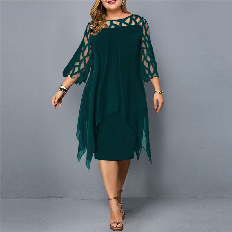 Women's Elegant Oversized Midi Dress