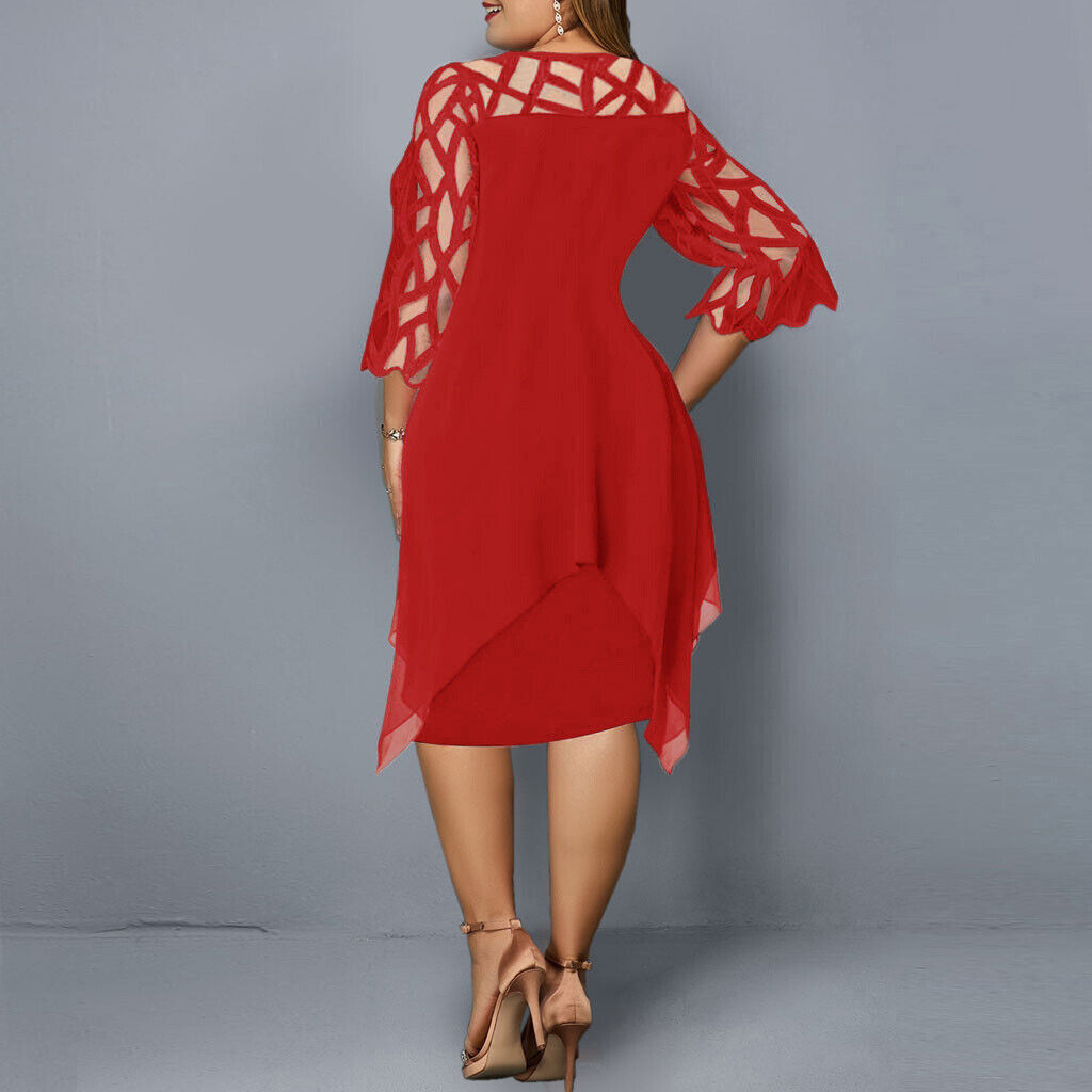 Women's Elegant Oversized Midi Dress