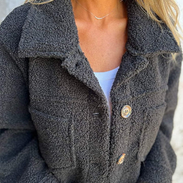 Women's Soft Stylish Wool-Blend Jacket
