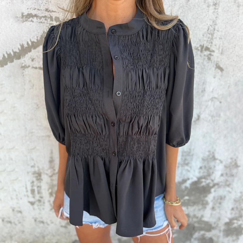 Women's Elegant Ibiza-Inspired Blouse