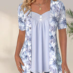 Women's Elegant Floral Blouse