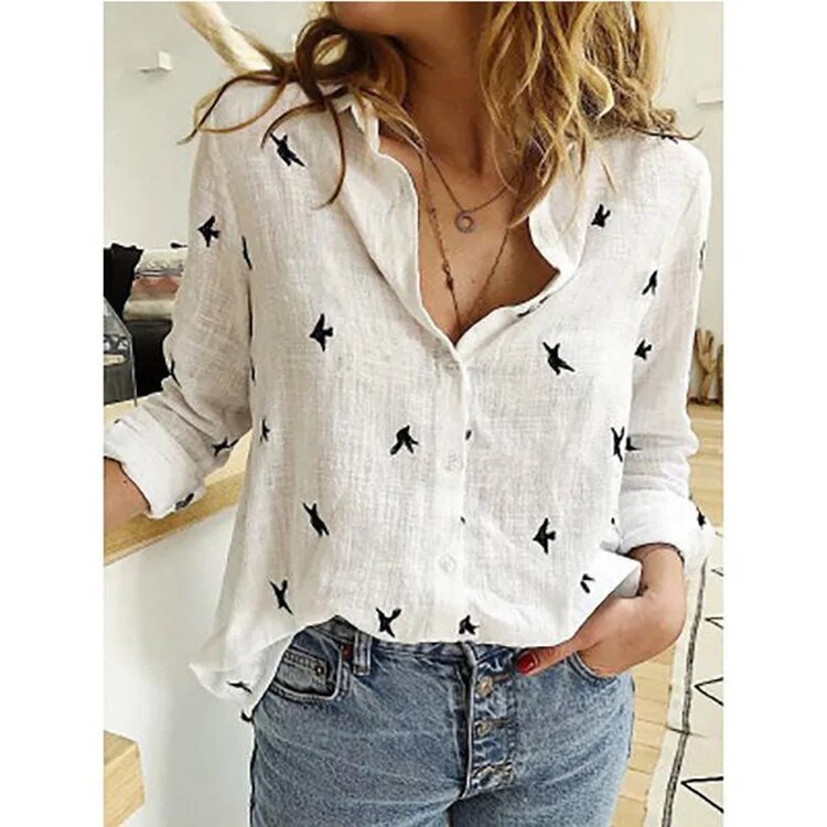 Women's Fine Floral Blouse