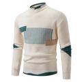 Men's Geometric-Pattern Knit Sweater