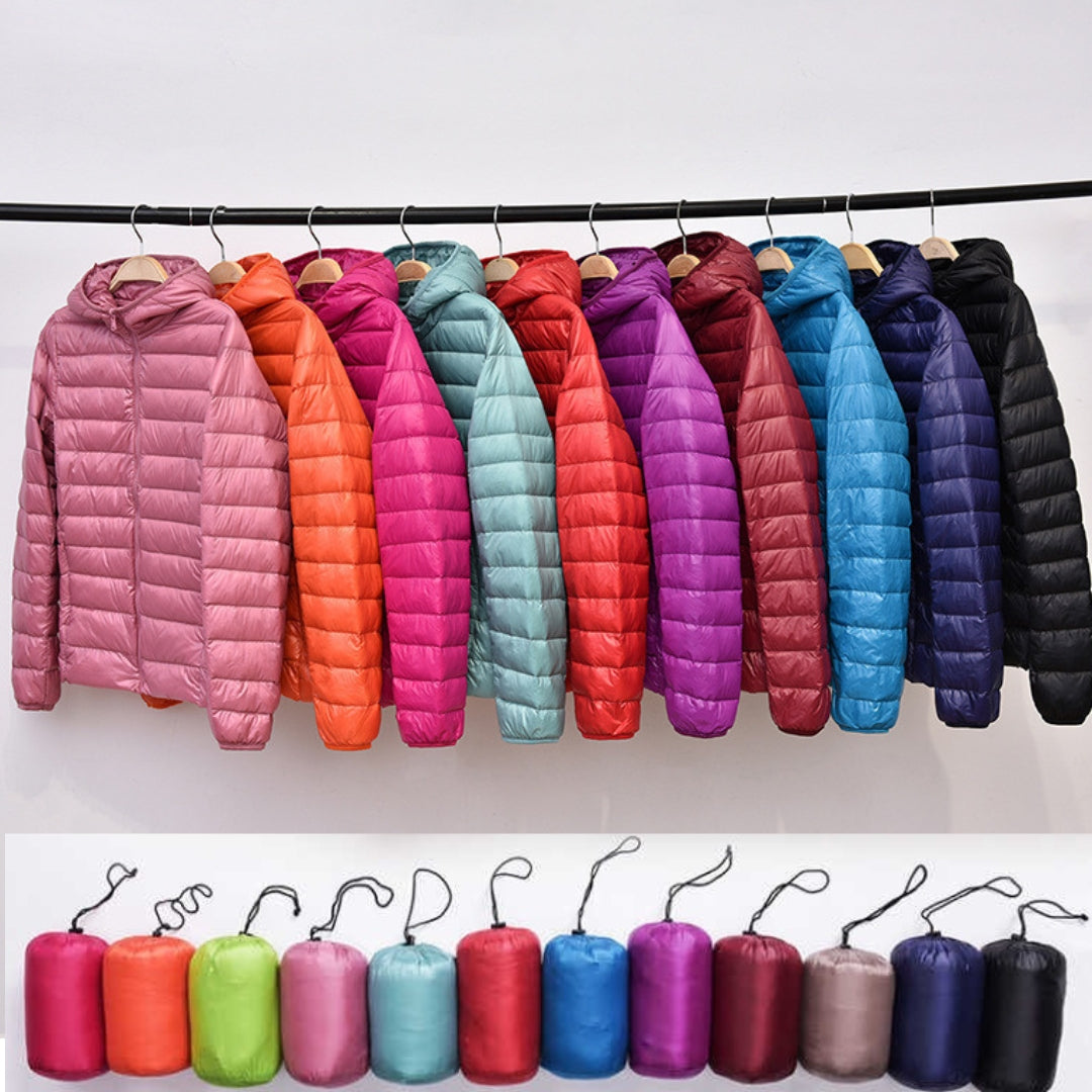 Women's Ultra-Light Puffer Jacket with Hood