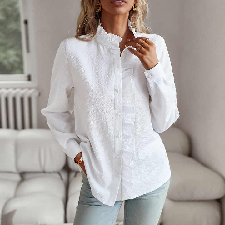 Women's Elegant Floral Print Blouse