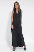 Women's Elegant Long Dress with Matching Cardigan